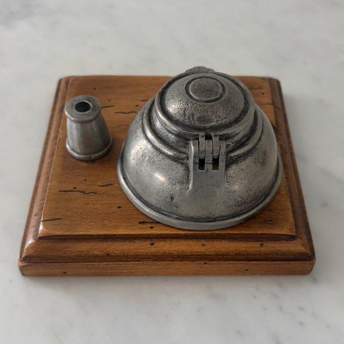 Etain de la Fontaine Paris - Inktpot - Tin, Antiek en Kunst, Curiosa en Brocante