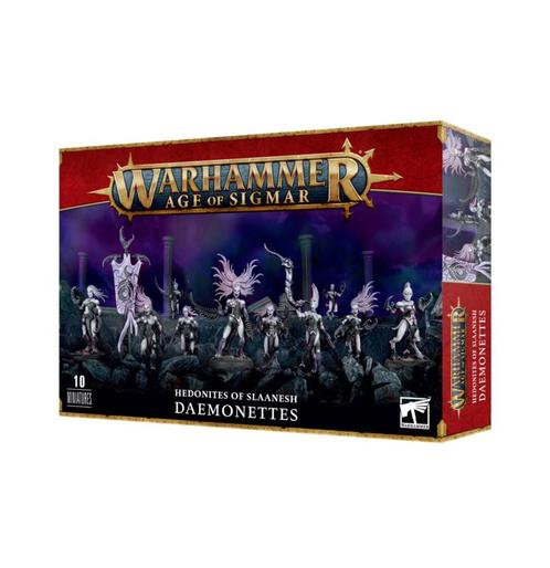 Hedonites of Slaanesh Daemonettes (Warhammer nieuw), Hobby en Vrije tijd, Wargaming, Nieuw, Ophalen of Verzenden