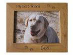 Luxe houten fotolijst My Best Friend hond, Dieren en Toebehoren, Honden-accessoires, Nieuw, Ophalen of Verzenden