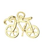 Gouden Racefiets ketting hanger, Sieraden, Tassen en Uiterlijk, Verzenden, Nieuw
