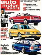 1987 AUTO MOTOR UND SPORT 02 DUITS, Nieuw, Author