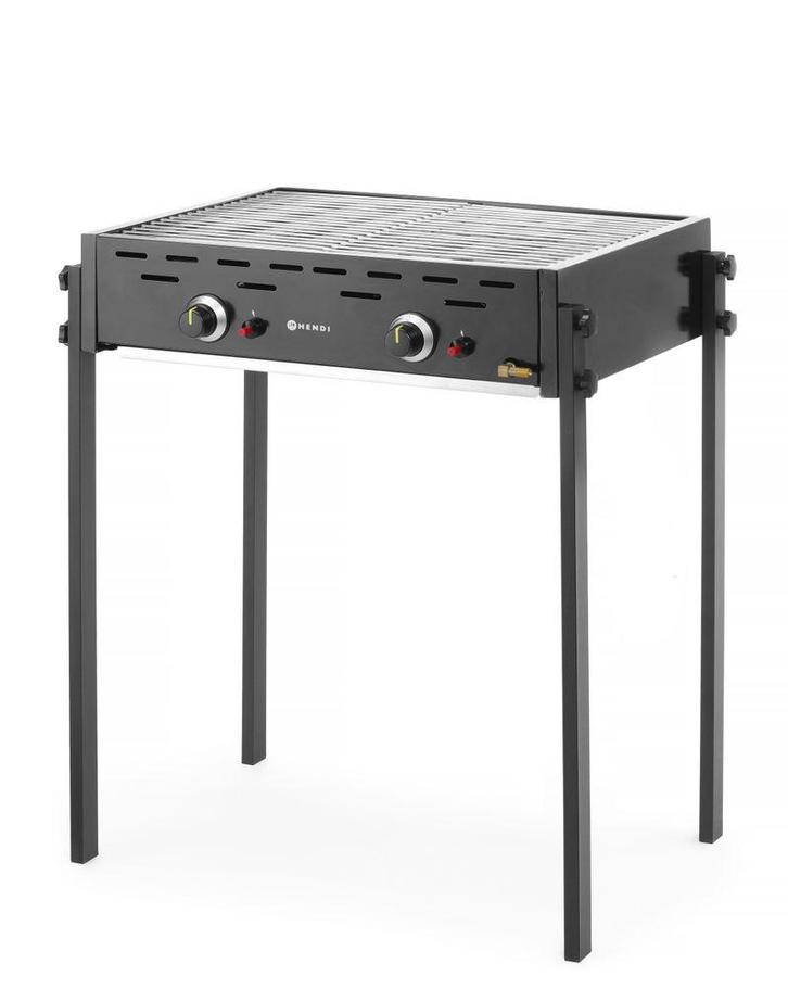HENDI | Roast-Master Pro Zwart Gasbarbecue | 11,6kW | 790x56, Zakelijke goederen, Horeca | Keukenapparatuur, Nieuw in verpakking