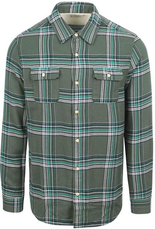Scotch and Soda Flanel Overhemd Groen maat M Heren, Kleding | Heren, Overhemden, Groen, Nieuw, Verzenden