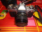Canon AE-1 / AE-1 Program + 9x objectifs (6x original FD) +, Audio, Tv en Foto, Fotocamera's Analoog, Nieuw