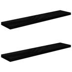 Wandplanken Zwart 120cm | Retourdeal | 50% Korting, Huis en Inrichting, Woonaccessoires | Wandplanken en Boekenplanken, Ophalen of Verzenden