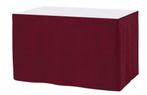 Tafelrok ongeplooid 410x73cm kleur bordeaux - outlet, Zakelijke goederen, Horeca | Meubilair en Inrichting, Ophalen of Verzenden