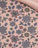 Fleece Bloemen Dusty Roze, Nieuw, Roze