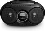 Philips AZ215S - Radio/CD-speler - Grijs, Audio, Tv en Foto, Radio's, Verzenden, Zo goed als nieuw