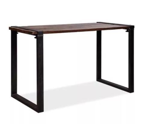 Tafel | Bruin-Zwart | Hardhout | Hoog | 220x80x110cm, Zakelijke goederen, Horeca | Keukenapparatuur, Verzenden