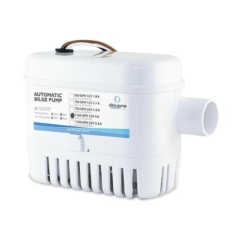 Albin Pump Automatische bilgepomp 1100 GPH 12-24 volt-Geschi, Watersport en Boten, Accessoires en Onderhoud, Nieuw, Ophalen of Verzenden