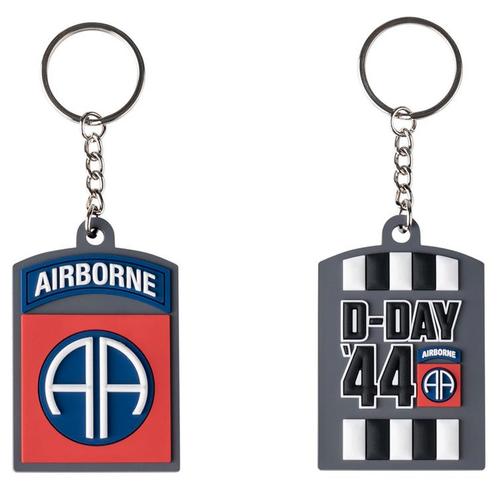 Sleutelhanger PVC 82nd Airborne D-Day 44 - Fostex WW2 Series, Verzamelen, Sleutelhangers, Nieuw, Ophalen of Verzenden