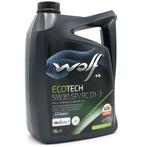 Wolf Ecotech 5W30 SP/RC D1-3 Motorolie 5 Liter, Ophalen of Verzenden