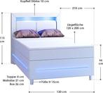 2dekans | Boxspringbed / Boxspring Norfolk - 120 x 200 cm -, Ophalen of Verzenden, Zo goed als nieuw