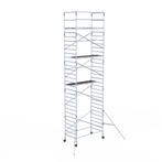 Alumexx Budget rolsteiger 135x250 10,2m werkhoogte, Doe-het-zelf en Verbouw, Steigers, Ophalen of Verzenden, Nieuw, Rolsteiger of Kamersteiger