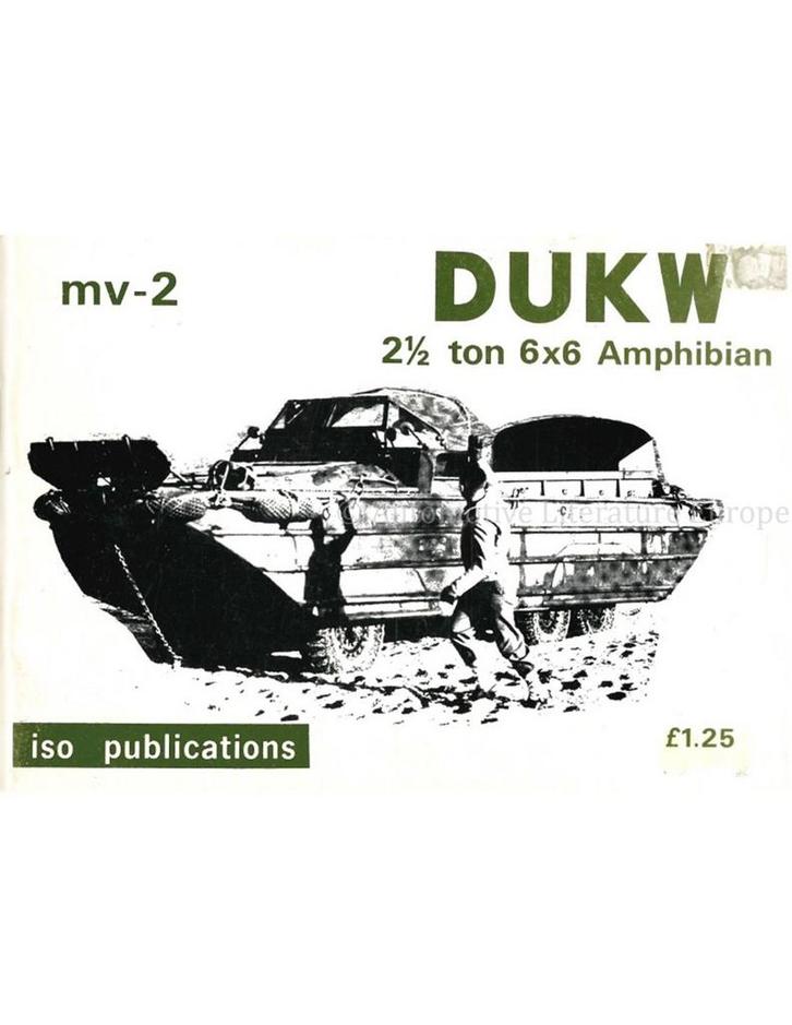 DUKW 2,5 TON 6X6 AMPHIBIAN (MV-2), Boeken, Auto's | Boeken