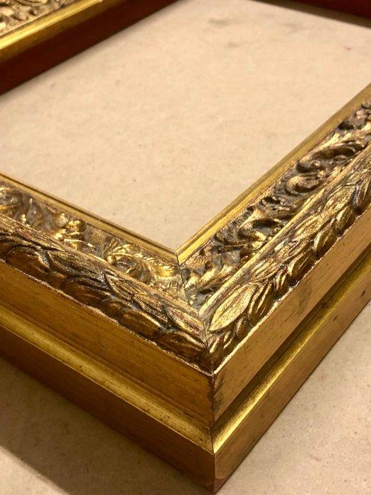 Lijst- Barocco - hard hout - Lijst in bladgoud, Antiek en Kunst, Curiosa en Brocante