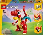 LEGO Creator 3in1 Rode draak - 31145, Verzenden, Nieuw