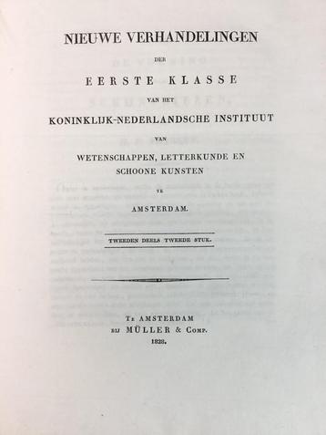 Nieuwe verhandelingen der eerste klasse - herten / horens / beschikbaar voor biedingen