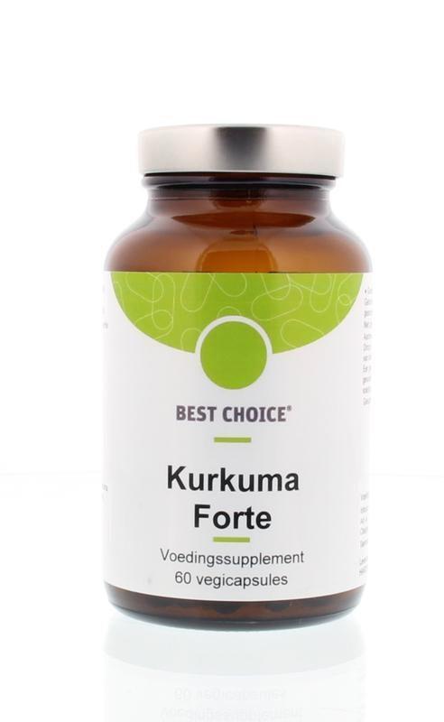 Best Choice Kurkuma Forte 30 vegicapsules, Sport en Fitness, Bidons, Nieuw, Ophalen of Verzenden
