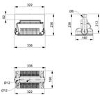 LED-BOX RVS 300W heavy duty schijnwerper, Zakelijke goederen, Verzenden