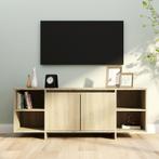 vidaXL Tv-meubel 130x35x50 cm bewerkt hout sonoma, 100 tot 150 cm, Verzenden, Nieuw, Minder dan 100 cm