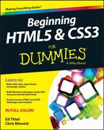 9781118657201 Beginning HTML5  CSS3 For Dummies, Boeken, Verzenden, Nieuw, Ed Tittel
