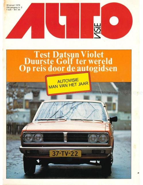 1978 AUTOVISIE MAGAZINE 02 NEDERLANDS, Boeken, Auto's | Folders en Tijdschriften