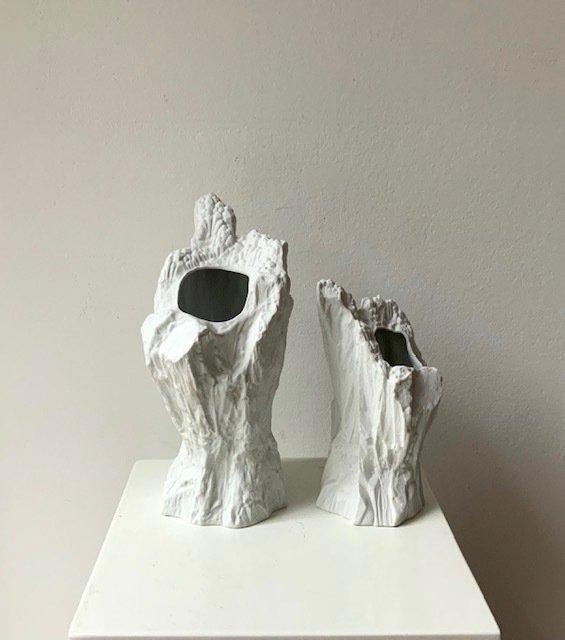 Hutschenreuther - Vaas - Biskuitporzellan - Biscuit, Antiek en Kunst, Kunst | Designobjecten