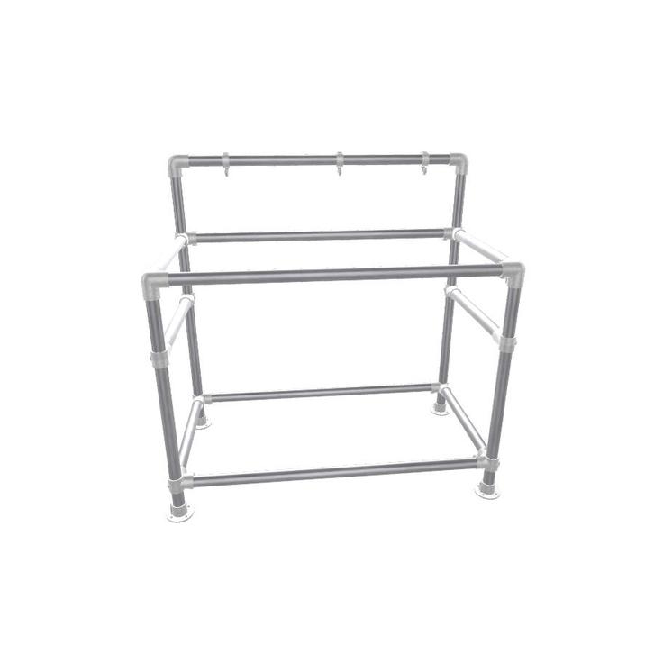 Haardhout opslag Karlstad Solo | Staal 33.7 mm | Vloer | DIY, Tuin en Terras, Haardhout, Ophalen of Verzenden