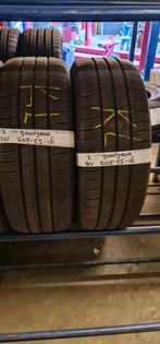 2x 205-55-16 Goodyear Zomer 5.5mm €30 Per Band 205 55 16, Ophalen, Gebruikt, 16 inch, 205 mm