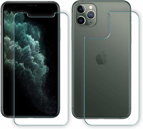 iPhone 11 Pro Max Front + Back Tempered Glass Protector, Telecommunicatie, Mobiele telefoons | Hoesjes en Frontjes | Apple iPhone