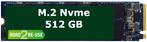 M.2 NVME SSD - 512 GB, Computers en Software, Harde schijven, Verzenden, Refurbished