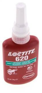 Loctite 620 Groene 50 Ml Voorgelockte Verbinding, Verzenden, Nieuw