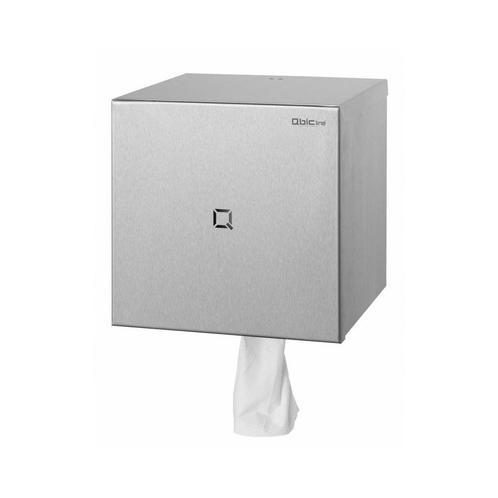 Qbic-line poetsroldispenser groot QCPTL SSL - RVS, Huis en Inrichting, Schoonmaakartikelen, Verzenden