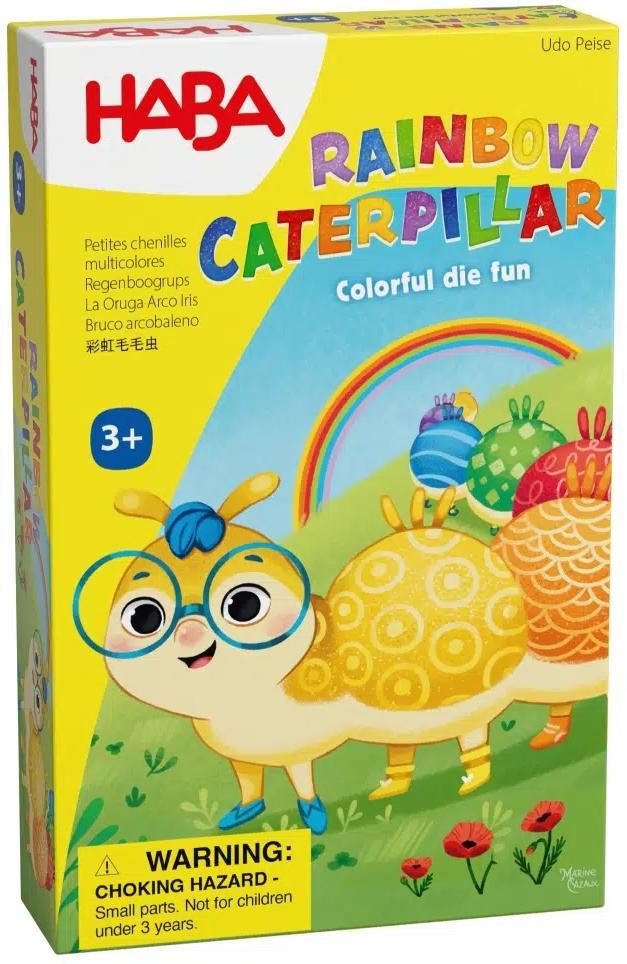 Regenboog Worm - Dobbelspel | Haba - Kinderspellen, Hobby en Vrije tijd, Gezelschapsspellen | Bordspellen, Nieuw, Verzenden