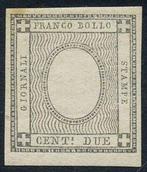 Italiaanse oude staten - Sardinië 1861 - Kranten 2 cent, Gestempeld