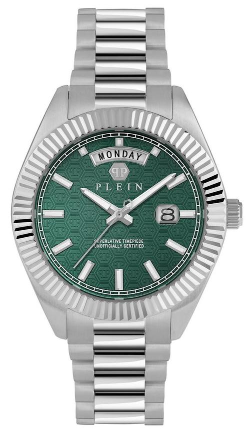 Philipp Plein PWPNA0124 Date Superlative Gent horloge, Sieraden, Tassen en Uiterlijk, Horloges | Heren, Staal, Nieuw, Staal, Overige merken