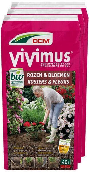 54 x 40L DCM Bio Vivimus® Rozen & Bloemen, Tuin en Terras, Aarde en Mest, Ophalen of Verzenden