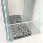 Bressolles Louis - Spiegel - Aluminium, Staal, vis touw -