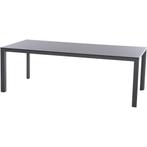 Siena Garden Silva Eettafel 220x100cm mat antraciet / HPL -, Ophalen of Verzenden, Nieuw