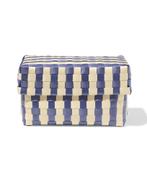 HEMA Mand 20x15cm met deksel geblokt bruin, Huis en Inrichting, Verzenden, Nieuw