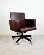 Lensvelt AVL Office Design Chair in Old Saddle Leer  (33x), Vijf, Zes of meer stoelen, Leer, Design, Bruin