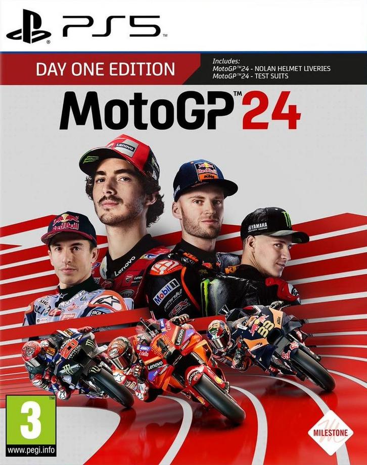 MotoGP 24 - Day One Edition (PlayStation 5), Spelcomputers en Games, Games | Sony PlayStation 4, Gebruikt, Verzenden