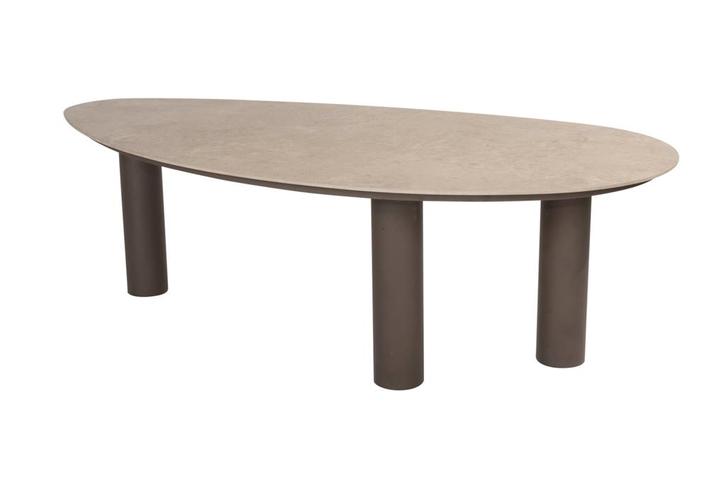 4 Seasons Arizona organische tuintafel  240x120 cm. -, Tuin en Terras, Tuintafels, Nieuw, Rvs, Rond, Verzenden