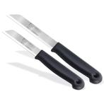 Solingen 3 delige keukenmessen set met 2 schilmessen en 1..., Ophalen of Verzenden, Nieuw, Kunststof, Bestekset