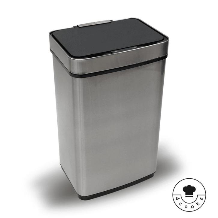 4goodz Prullenbak met sensor 60 liter - RVS, Huis en Inrichting, Woonaccessoires | Prullenbakken, Nieuw, Verzenden