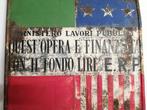Reclamebord - Piano Marshall - Lavori Pubblici - Italië