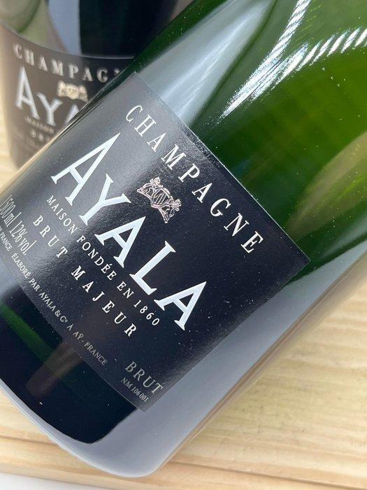 Ayala, Brut Majeur - Champagne Brut - 2 Magnums (1.5L), Verzamelen, Wijnen