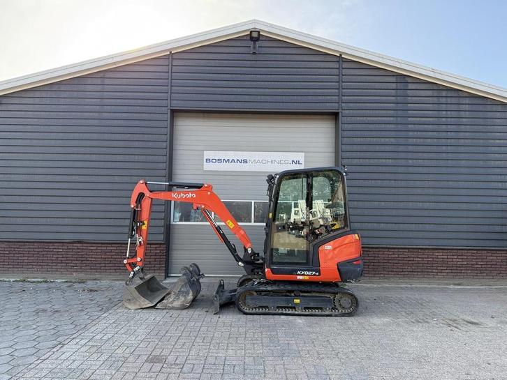 Kubota KX027 HI-SPEC minigraver BJ 2024 590 uur, Zakelijke goederen, Machines en Bouw | Kranen en Graafmachines, Graafmachine