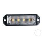 LED flitser 4-voudig ultra flat Wit, Ophalen of Verzenden, Nieuw